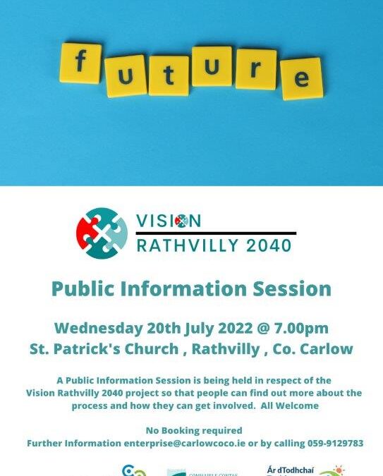 Public Information Session planned for Vision Rathvilly 2040 project