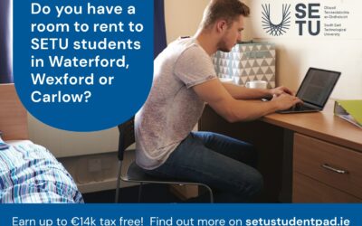 Homeowners and landlords can now advertise directly to students in Waterford, Carlow and Wexford using SETU’s StudentPad