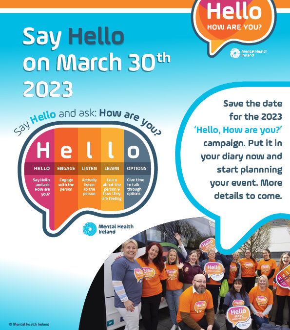 Save the Date – Say ‘Hello’