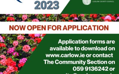 Carlow’s Pride of Place Competition 2023 is now open for Applications!