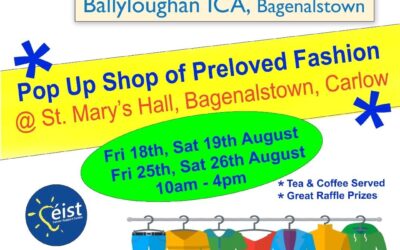 ICA host a POP up Shop in aid of Eist Cancer support centre Carlow