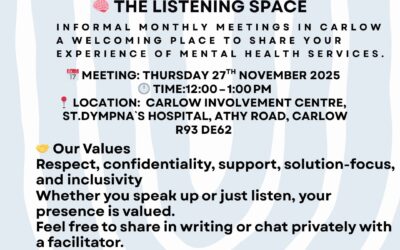 Safe place to talk about mental health services in Carlow